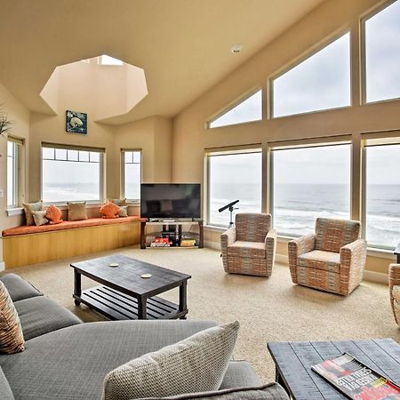 Oceanfront South Beach Home With Hot Tub And Sauna Newport Buitenkant foto