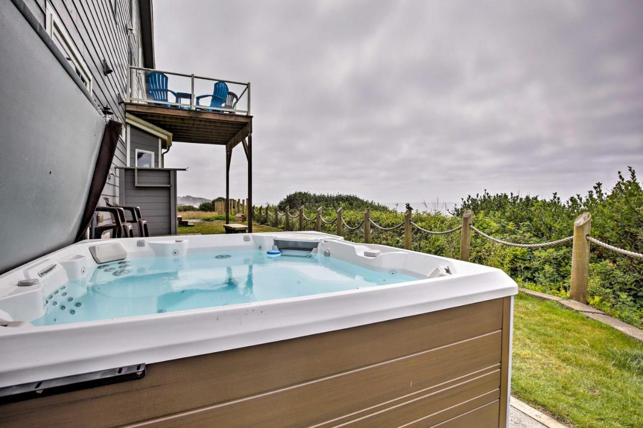 Oceanfront South Beach Home With Hot Tub And Sauna Newport Buitenkant foto